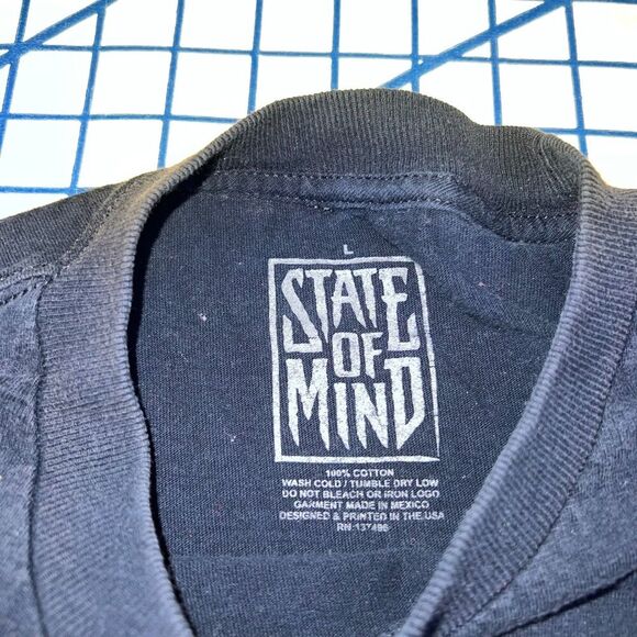 Denver Broncos Mile High Til I Die T-Shirt Size Large State of Mind Short Sleeve - Picture 6 of 7